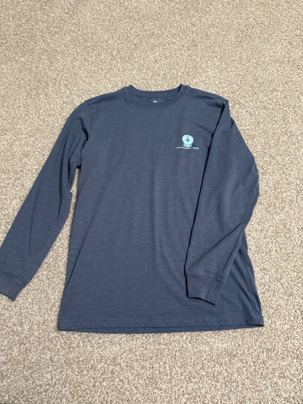 Southern Tide Long Sleeve Catching Snow and Mistletoe
